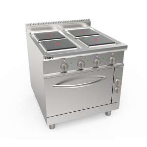 SARO Elektrisch fornuis + oven 4 platen LQ - - LQ / CQE4LE